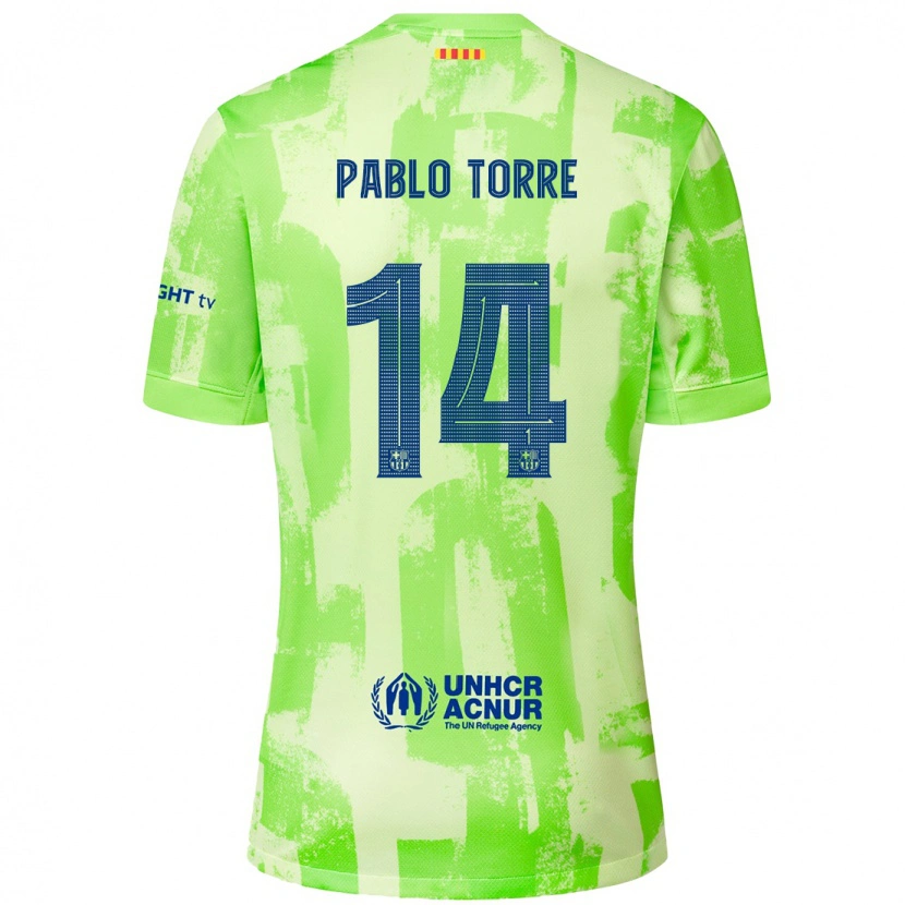 Danxen Mujer Camiseta Pablo Torre #14 Lima Equipación Tercera 2024/25 La Camisa México