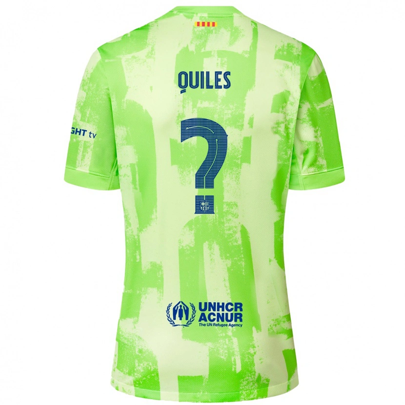 Danxen Mujer Camiseta Jan Quiles #0 Lima Equipación Tercera 2024/25 La Camisa México