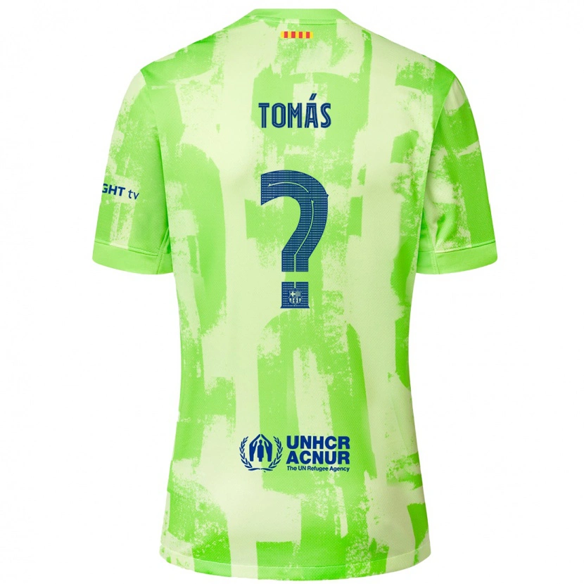 Danxen Mujer Camiseta Roberto Tomás #0 Lima Equipación Tercera 2024/25 La Camisa México