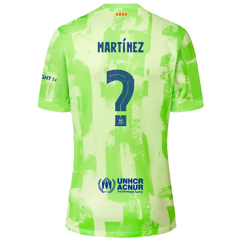 Danxen Mujer Camiseta Ïu Martínez #0 Lima Equipación Tercera 2024/25 La Camisa México