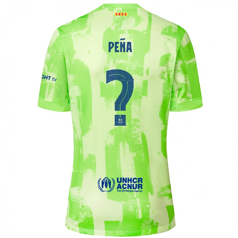 Danxen Mujer Camiseta Pablo Peña #0 Lima Equipación Tercera 2024/25 La Camisa México