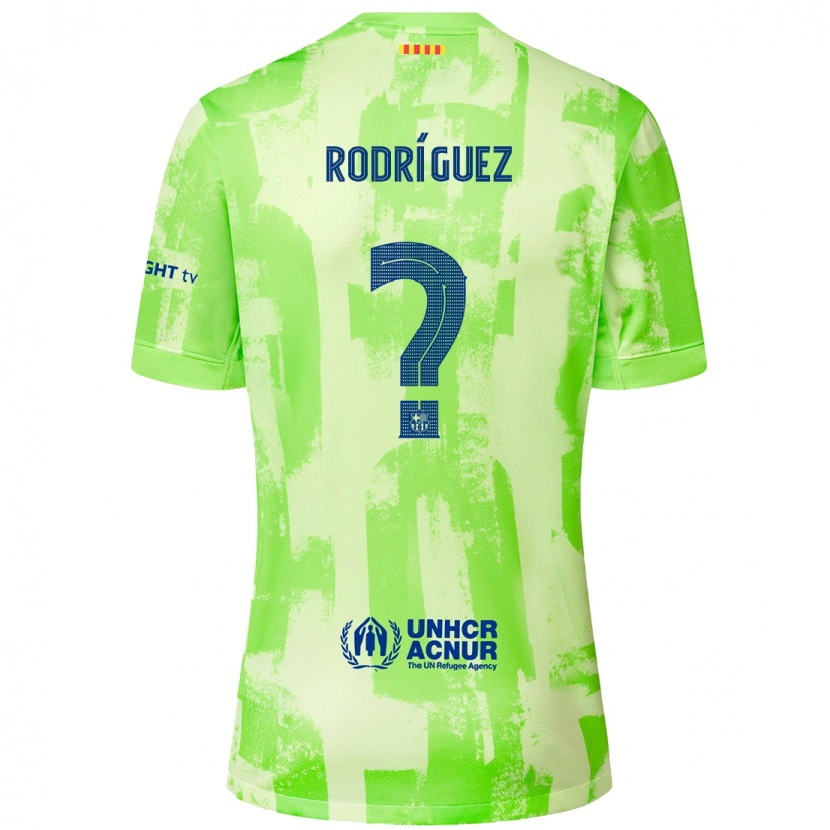Danxen Mujer Camiseta Alfredo Rodríguez #0 Lima Equipación Tercera 2024/25 La Camisa México