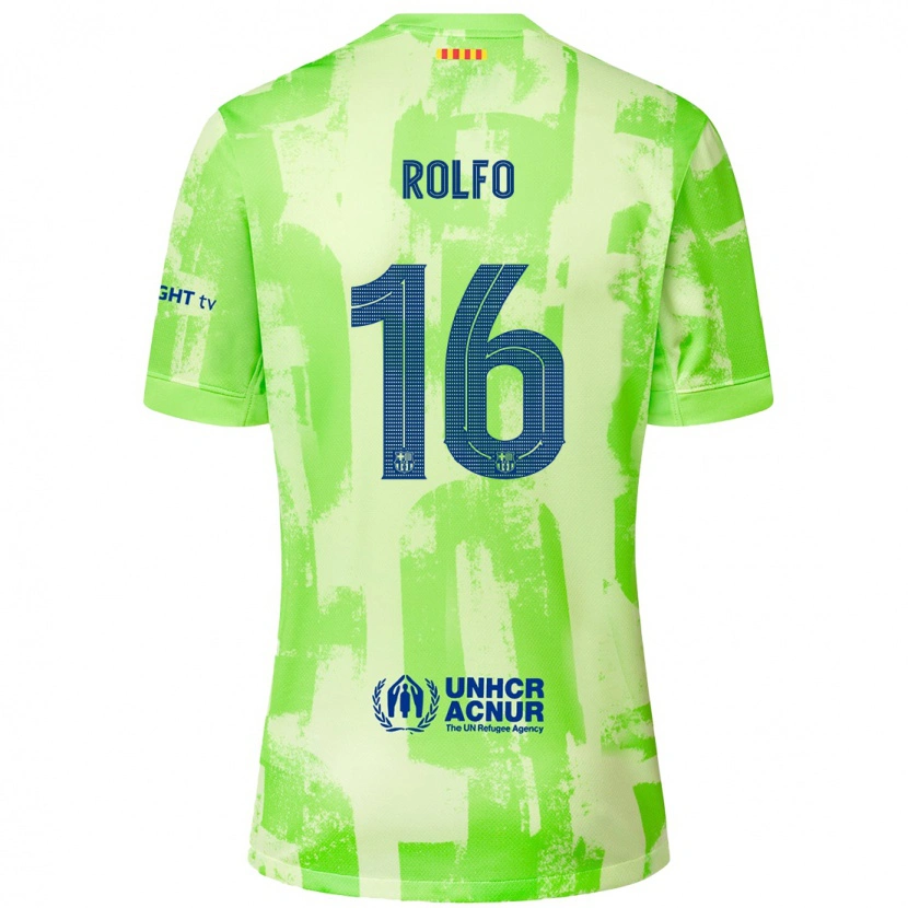 Danxen Mujer Camiseta Fridolina Rolfö #16 Lima Equipación Tercera 2024/25 La Camisa México