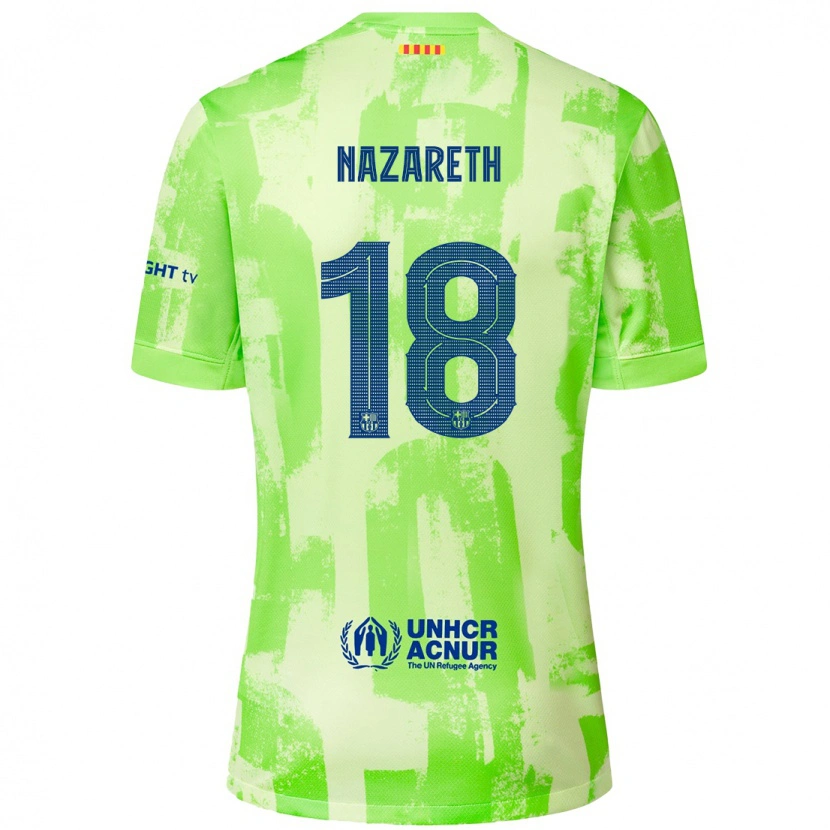 Danxen Mujer Camiseta Kika Nazareth #18 Lima Equipación Tercera 2024/25 La Camisa México
