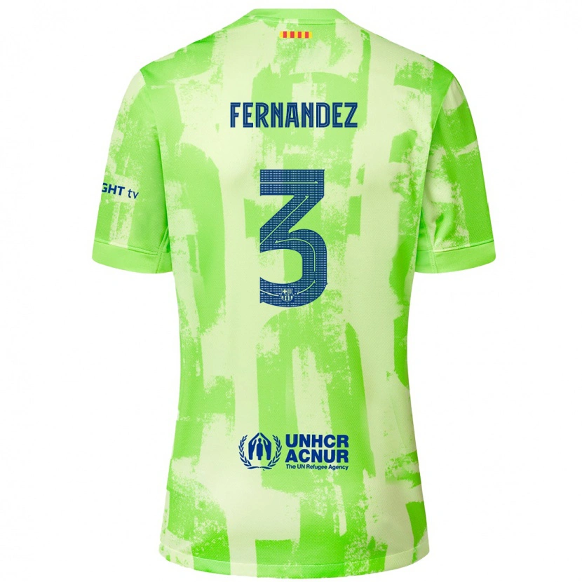 Danxen Mujer Camiseta Jana Fernandez #3 Lima Equipación Tercera 2024/25 La Camisa México