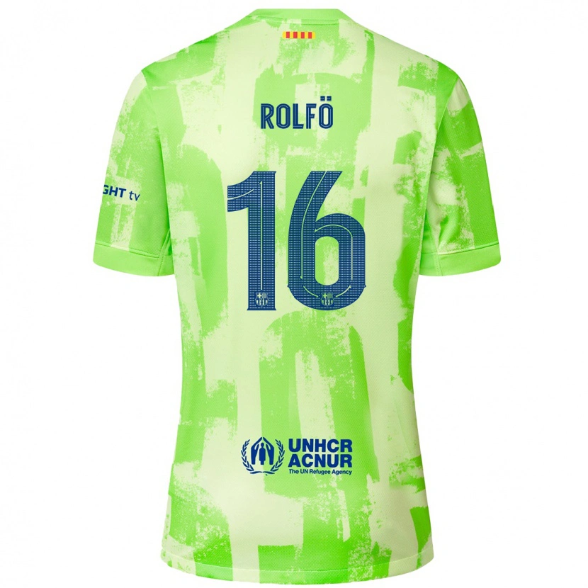 Danxen Mujer Camiseta Fridolina Rolfo #16 Lima Equipación Tercera 2024/25 La Camisa México