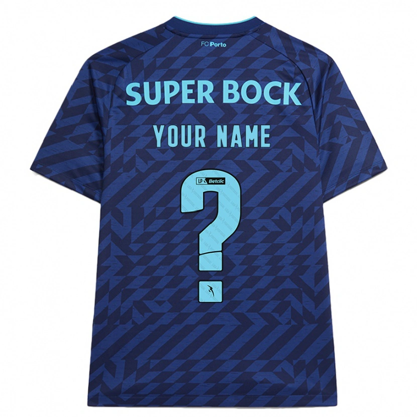 Danxen Mujer Camiseta Su Nombre #0 Azul Marino Equipación Tercera 2024/25 La Camisa México