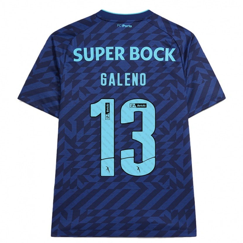 Danxen Mujer Camiseta Galeno #13 Azul Marino Equipación Tercera 2024/25 La Camisa México