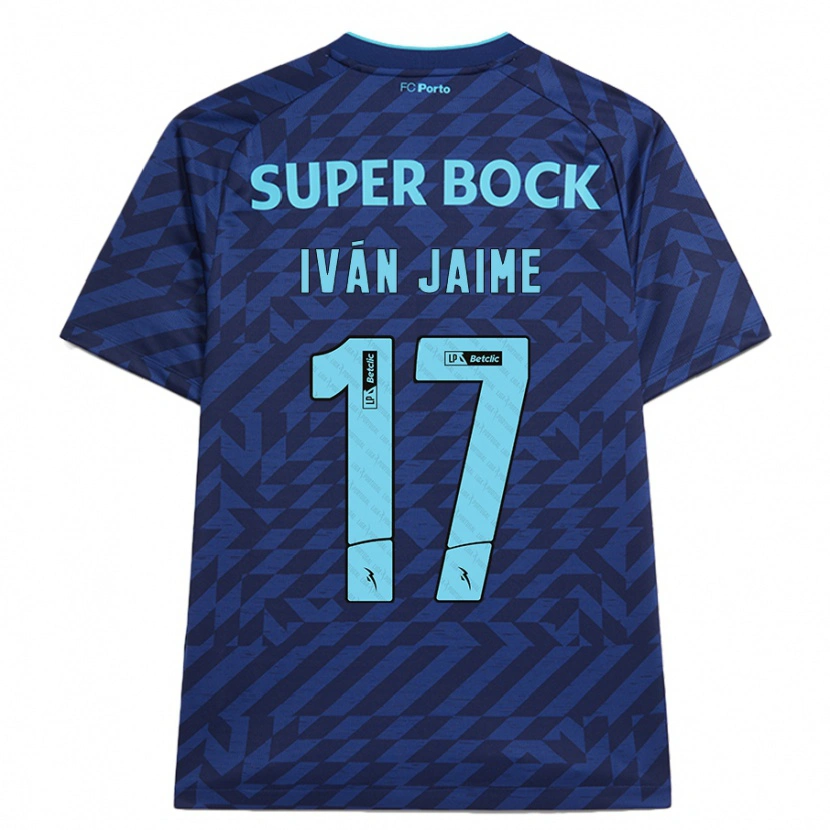 Danxen Mujer Camiseta Iván Jaime #17 Azul Marino Equipación Tercera 2024/25 La Camisa México