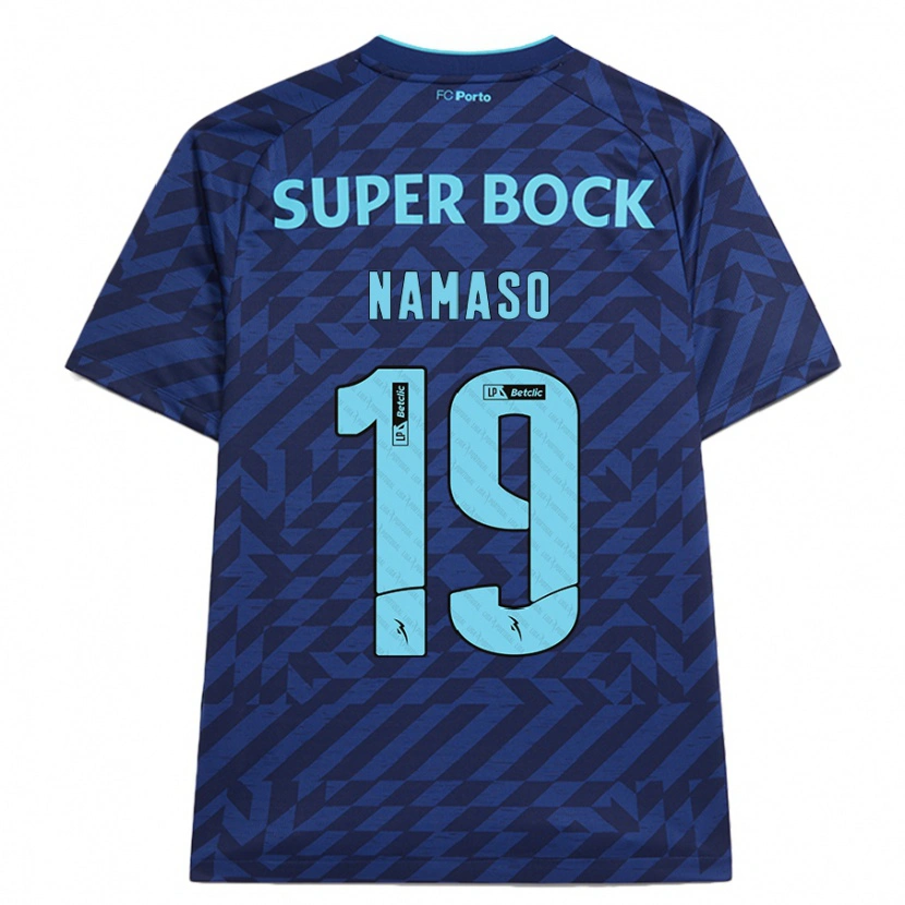 Danxen Mujer Camiseta Danny Namaso #19 Azul Marino Equipación Tercera 2024/25 La Camisa México