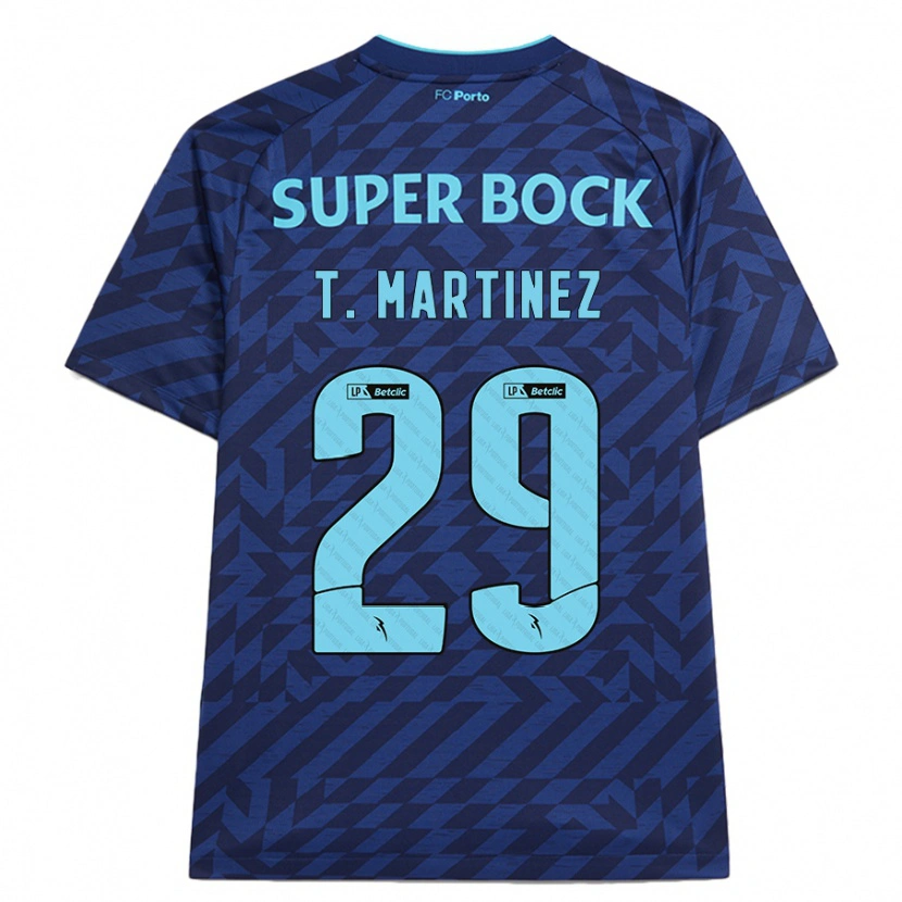 Danxen Mujer Camiseta Toni Martínez #29 Azul Marino Equipación Tercera 2024/25 La Camisa México