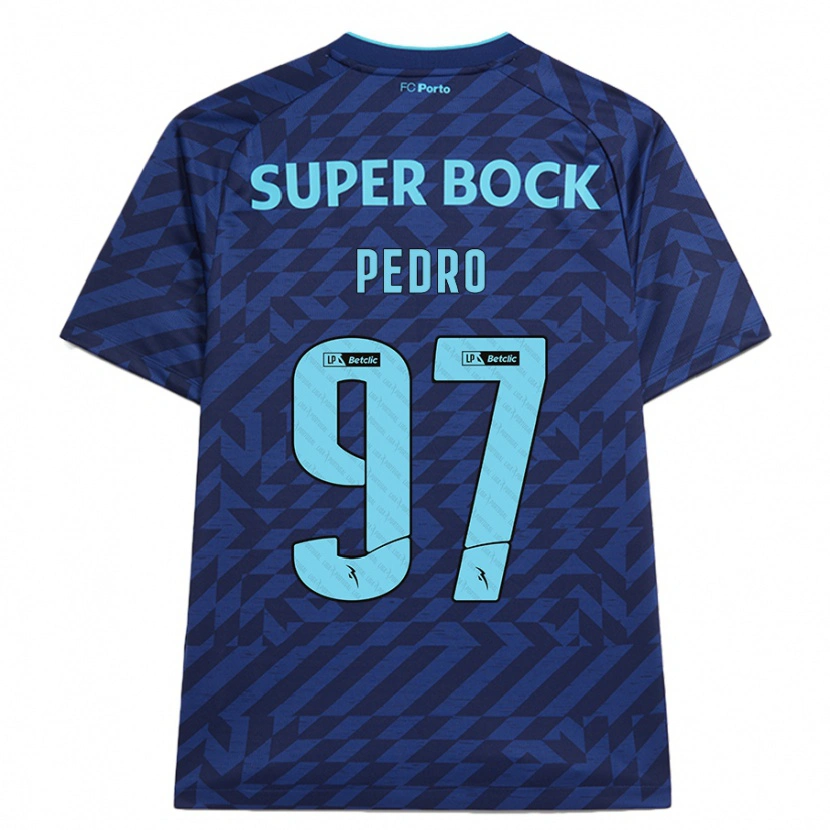 Danxen Mujer Camiseta Zé Pedro #97 Azul Marino Equipación Tercera 2024/25 La Camisa México