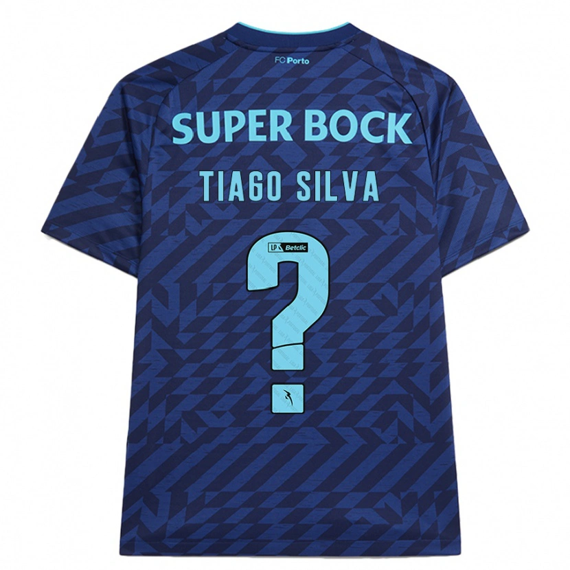 Danxen Mujer Camiseta Tiago Silva #0 Azul Marino Equipación Tercera 2024/25 La Camisa México