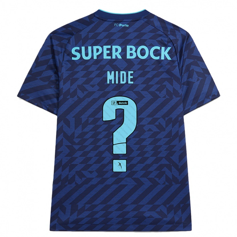 Danxen Mujer Camiseta Mateus Mide #0 Azul Marino Equipación Tercera 2024/25 La Camisa México