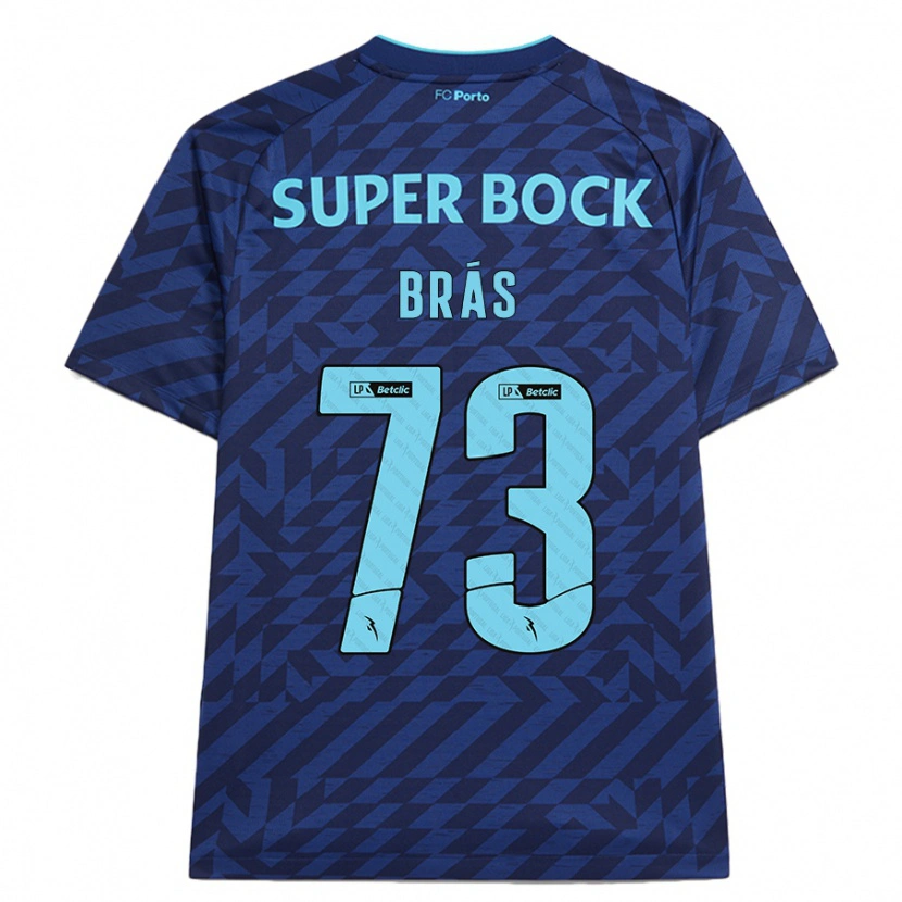 Danxen Mujer Camiseta Gabi Brás #73 Azul Marino Equipación Tercera 2024/25 La Camisa México