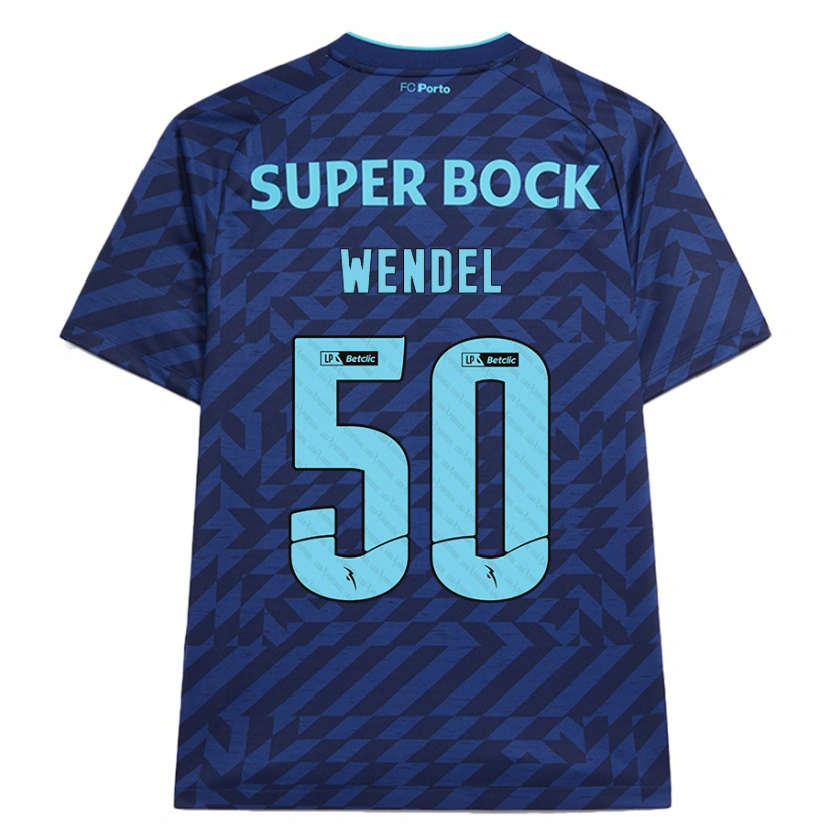Danxen Mujer Camiseta Wendel #50 Azul Marino Equipación Tercera 2024/25 La Camisa México