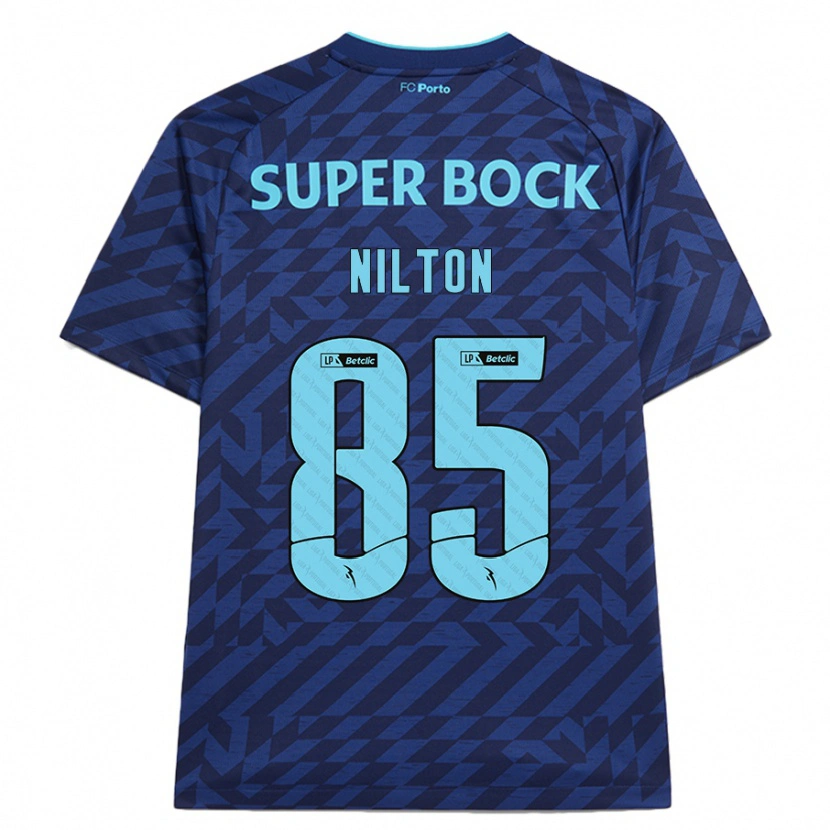 Danxen Mujer Camiseta Nilton #85 Azul Marino Equipación Tercera 2024/25 La Camisa México