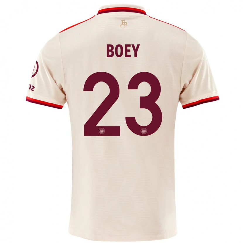 Danxen Mujer Camiseta Sacha Boey #23 Lino Equipación Tercera 2024/25 La Camisa México