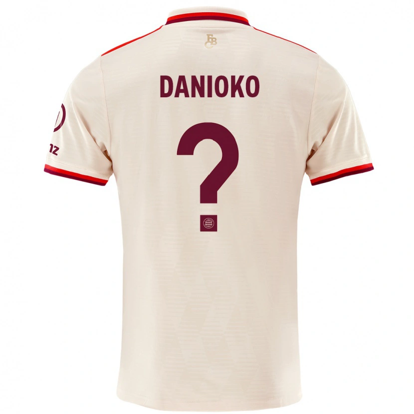 Danxen Mujer Camiseta Leeron Danioko #0 Lino Equipación Tercera 2024/25 La Camisa México