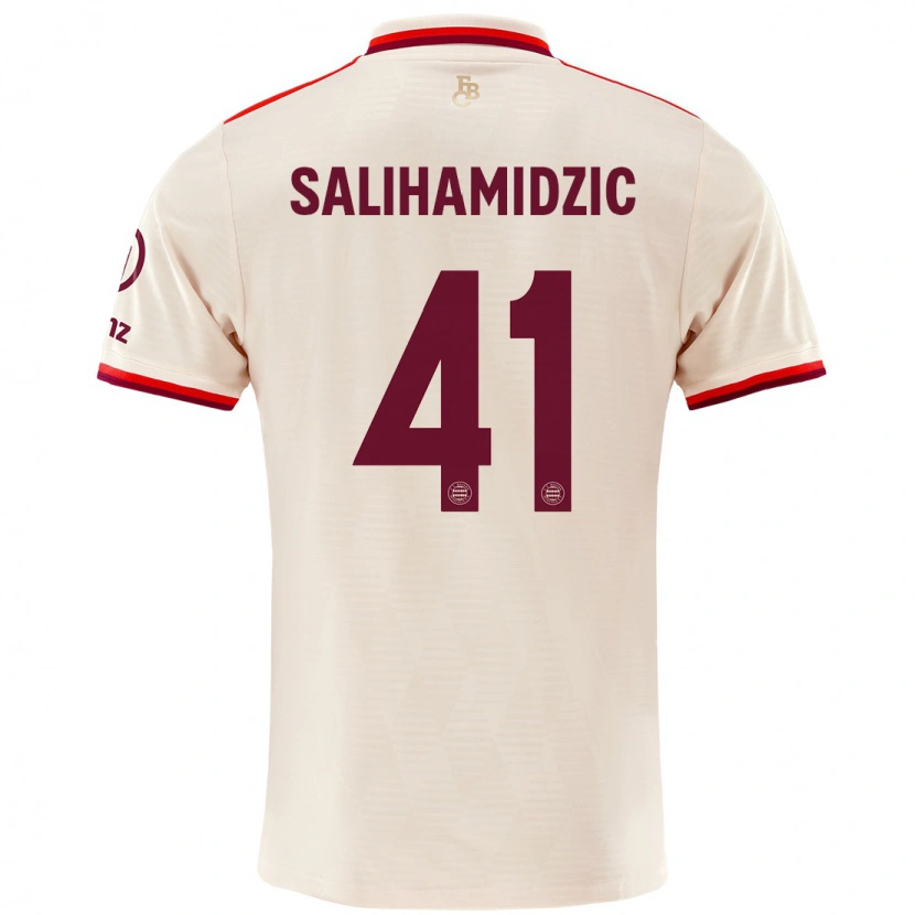 Danxen Mujer Camiseta Nick Salihamidzic #41 Lino Equipación Tercera 2024/25 La Camisa México