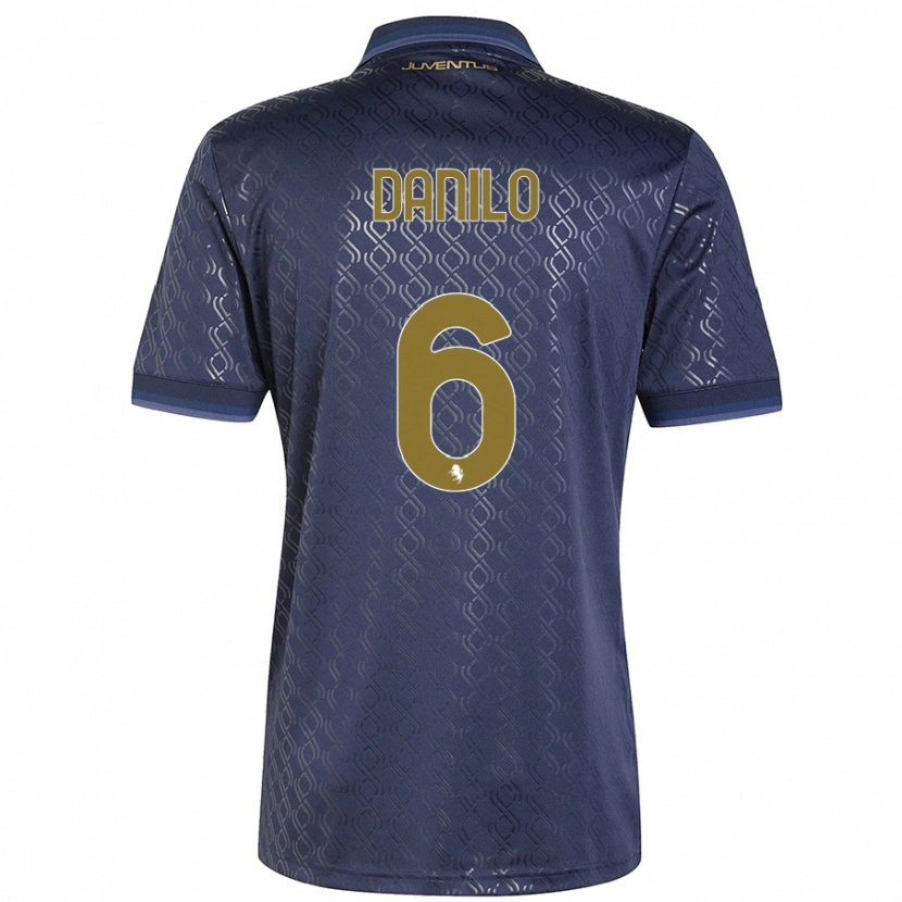 Danxen Mujer Camiseta Danilo #6 Azul Marino Equipación Tercera 2024/25 La Camisa México