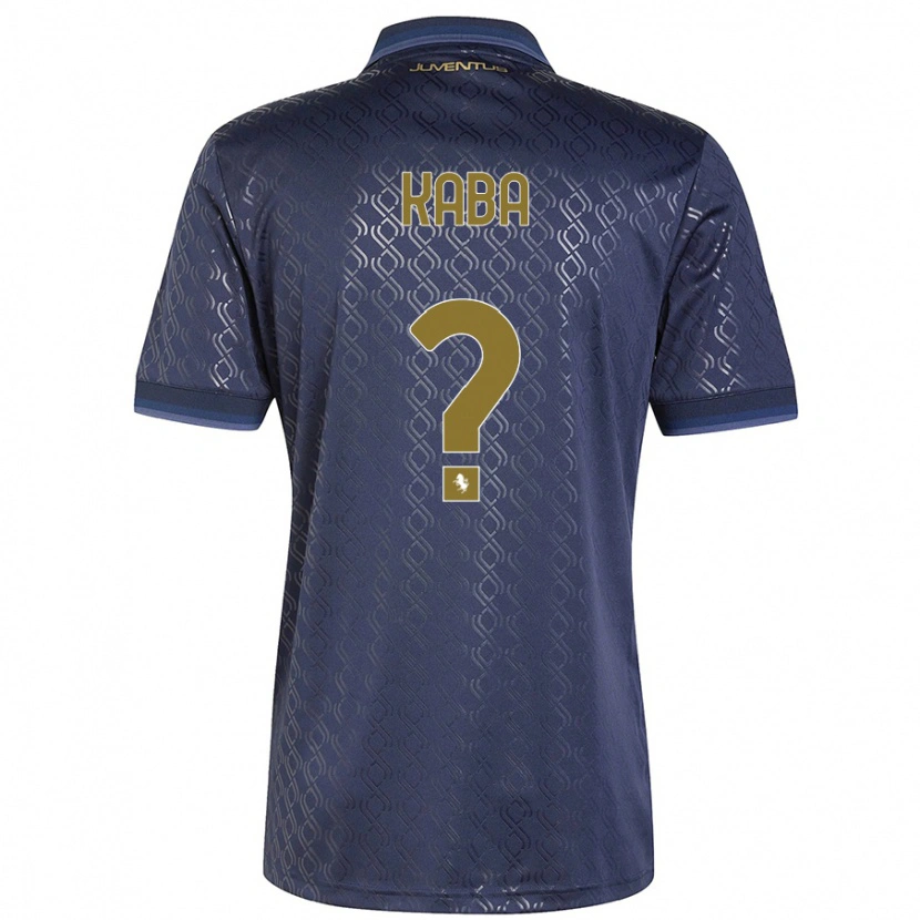 Danxen Mujer Camiseta Karamoko Kaba #0 Azul Marino Equipación Tercera 2024/25 La Camisa México