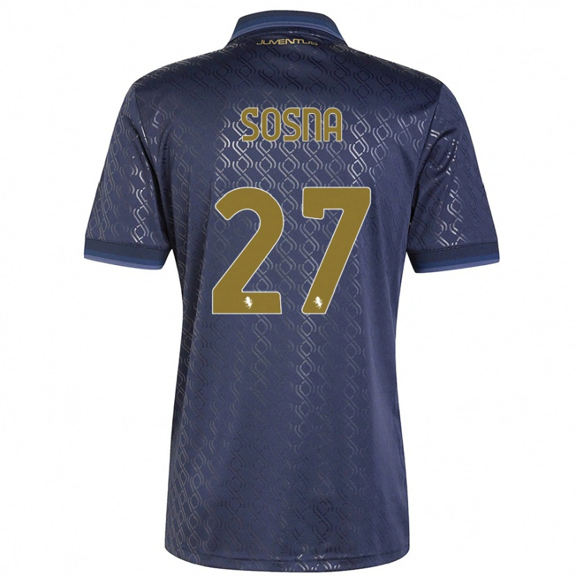Danxen Mujer Camiseta Adam Sosna #27 Azul Marino Equipación Tercera 2024/25 La Camisa México