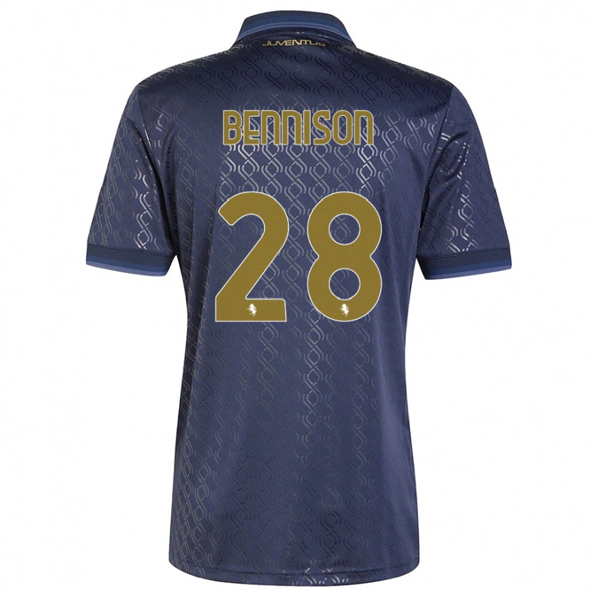 Danxen Mujer Camiseta Hanna Bennison #28 Azul Marino Equipación Tercera 2024/25 La Camisa México