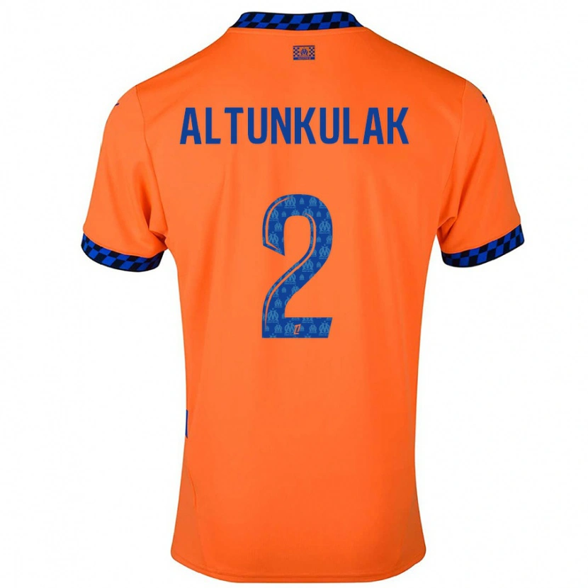 Danxen Mujer Camiseta Selen Altunkulak #2 Naranja Azul Oscuro Equipación Tercera 2024/25 La Camisa México
