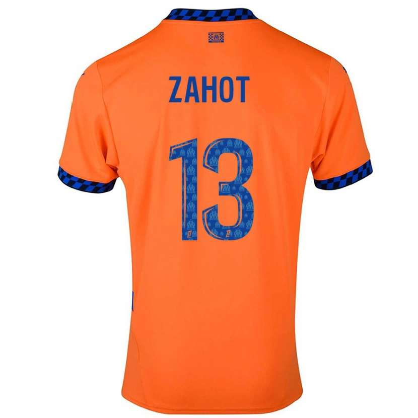 Danxen Mujer Camiseta Sarah Zahot #13 Naranja Azul Oscuro Equipación Tercera 2024/25 La Camisa México