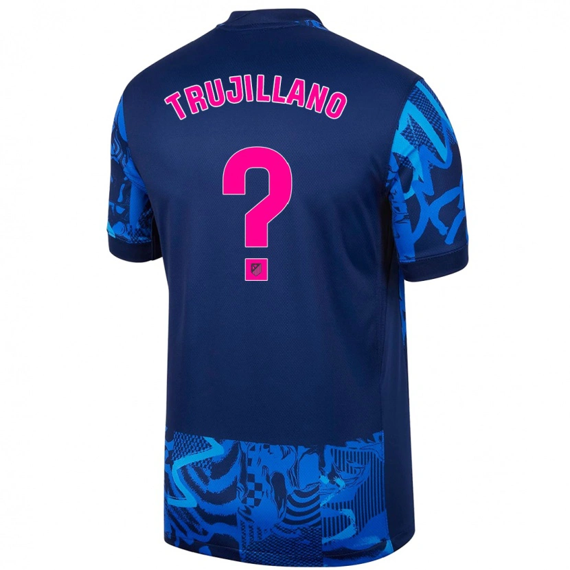 Danxen Mujer Camiseta Guillermo Trujillano #0 Azul Real Equipación Tercera 2024/25 La Camisa México