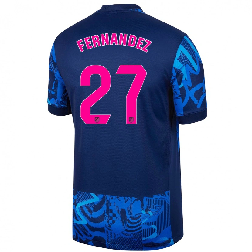 Danxen Mujer Camiseta Alexia Fernández #27 Azul Real Equipación Tercera 2024/25 La Camisa México