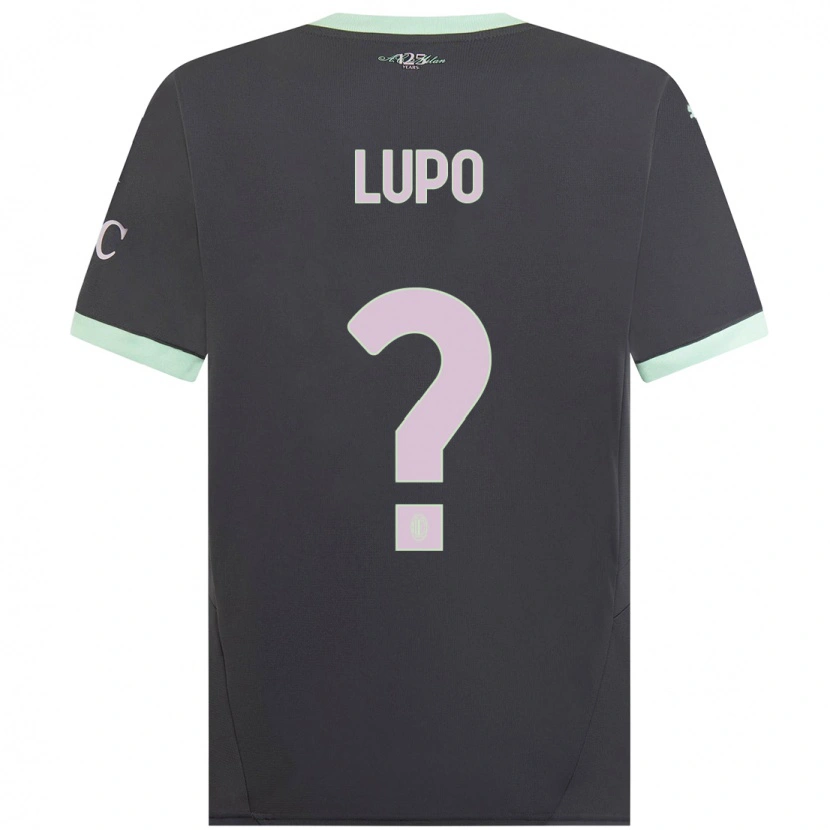 Danxen Mujer Camiseta Simone Lupo #0 Gris Equipación Tercera 2024/25 La Camisa México