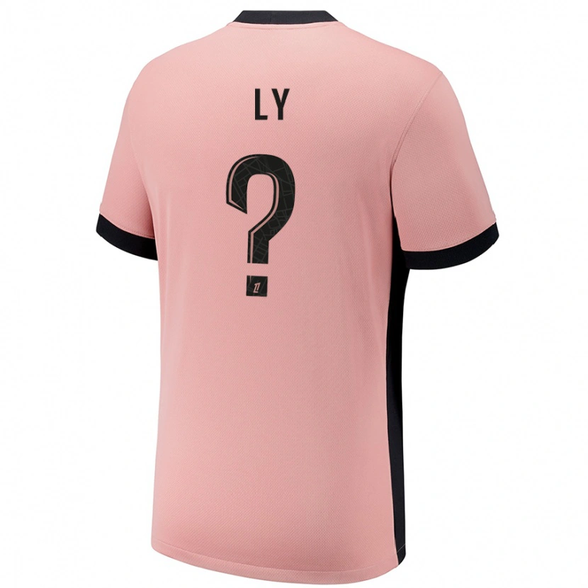 Danxen Mujer Camiseta Elijah Ly #0 Rosa Óxido Equipación Tercera 2024/25 La Camisa México