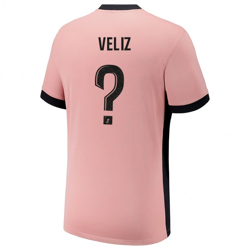 Danxen Mujer Camiseta Nehemiah Fernandez Veliz #0 Rosa Óxido Equipación Tercera 2024/25 La Camisa México