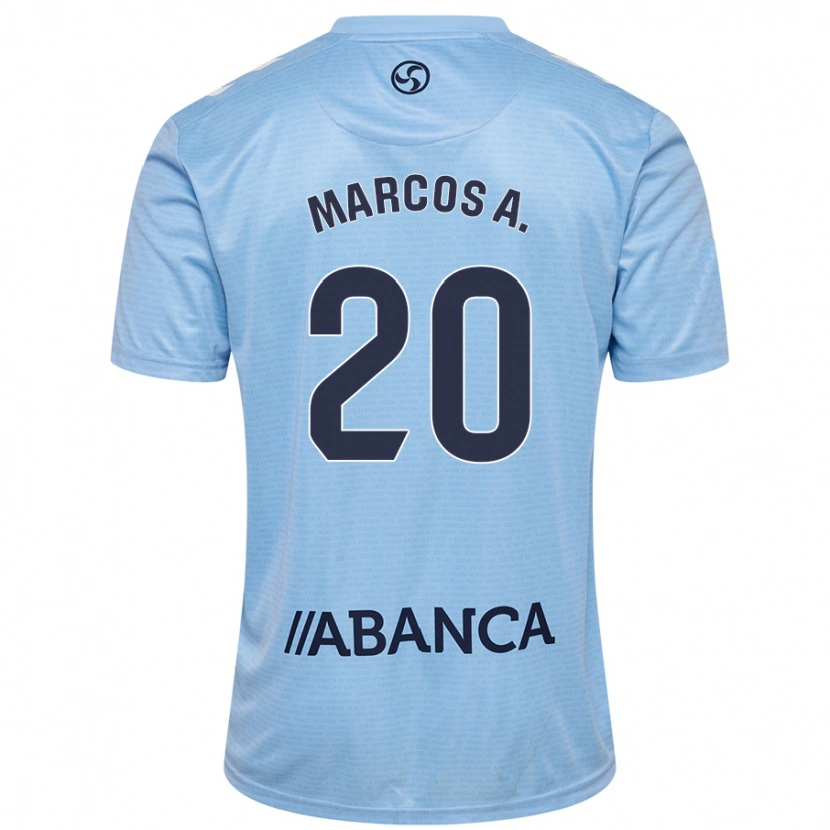 Danxen Niño Camiseta Marcos Alonso #20 Azul Rojo 1ª Equipación 2024/25 La Camisa México