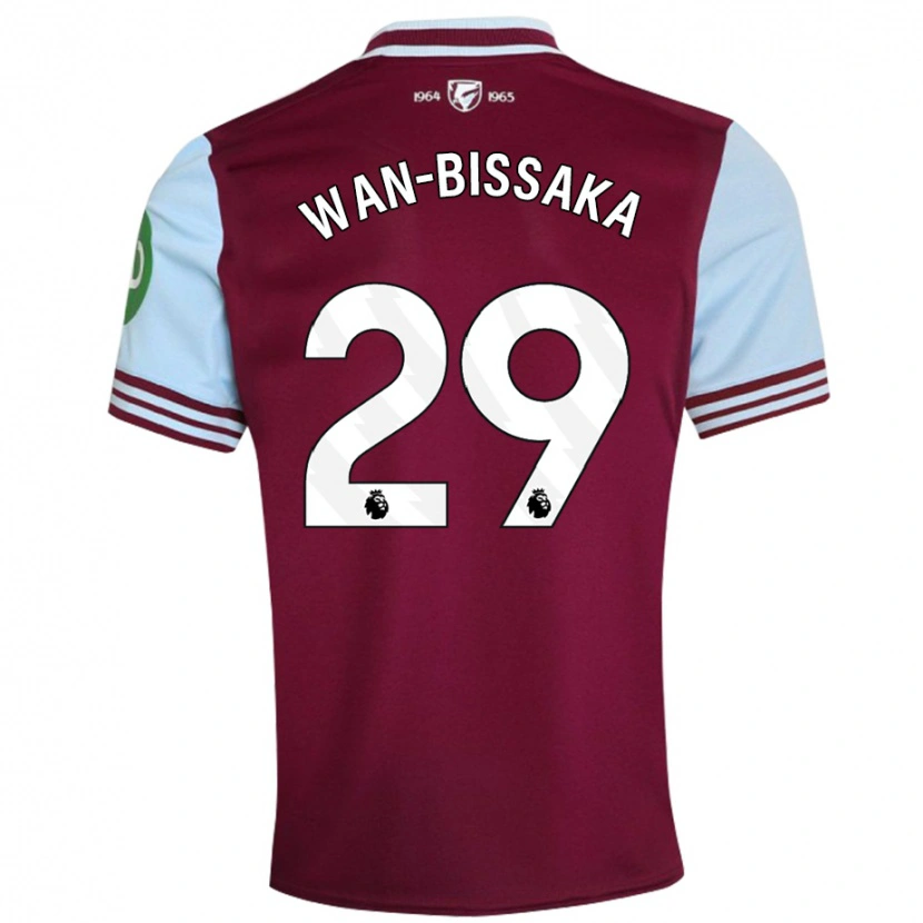 Danxen Niño Camiseta Aaron Wan-Bissaka #29 Rojo Oscuro 1ª Equipación 2024/25 La Camisa México