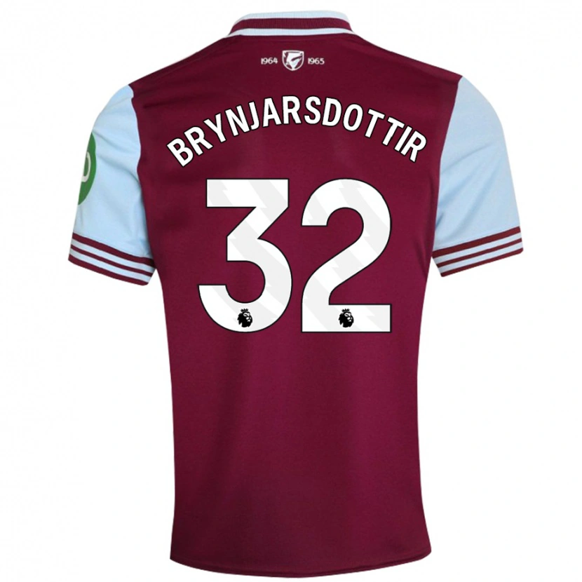 Danxen Niño Camiseta Dagny Brynjarsdottir #32 Rojo Oscuro 1ª Equipación 2024/25 La Camisa México