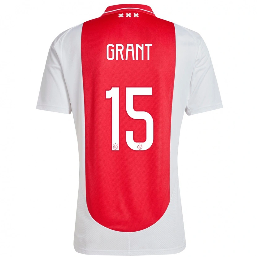 Danxen Niño Camiseta Chasity Grant #15 Rojo Blanco 1ª Equipación 2024/25 La Camisa México
