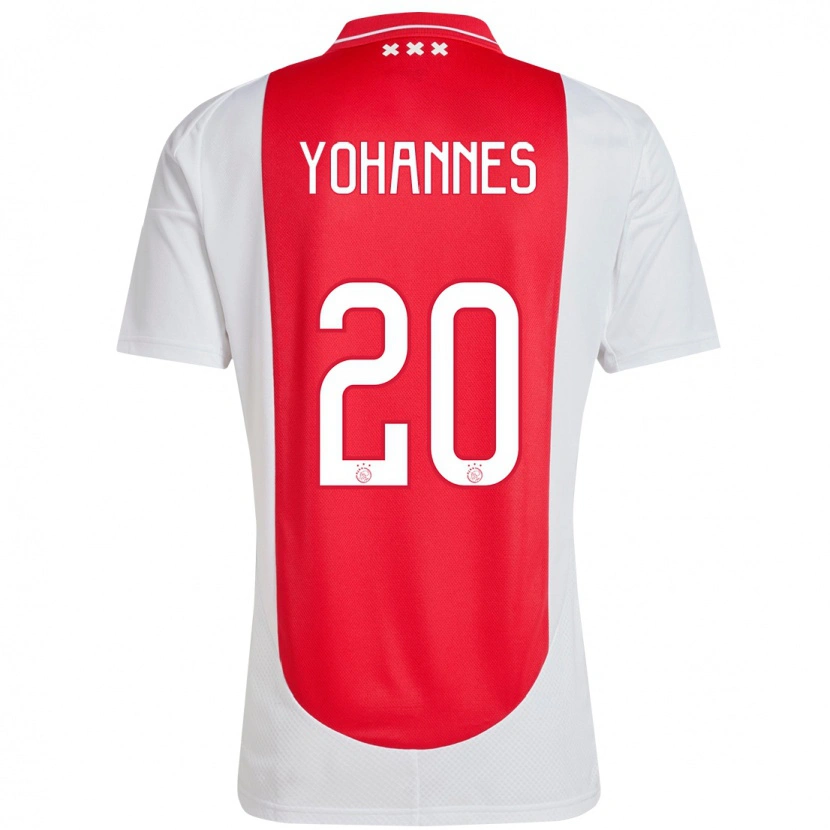 Danxen Niño Camiseta Lily Yohannes #20 Rojo Blanco 1ª Equipación 2024/25 La Camisa México