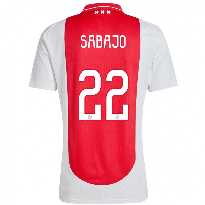 Danxen Niño Camiseta Quinty Sabajo #22 Rojo Blanco 1ª Equipación 2024/25 La Camisa México