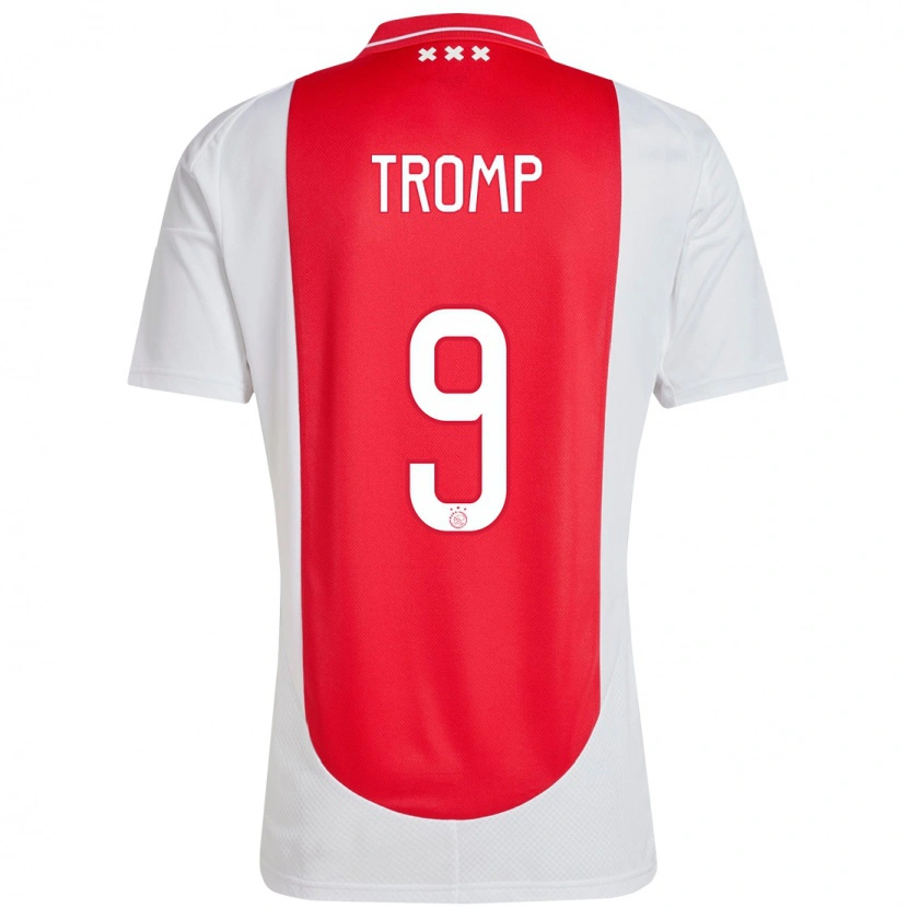 Danxen Niño Camiseta Nikita Tromp #9 Rojo Blanco 1ª Equipación 2024/25 La Camisa México