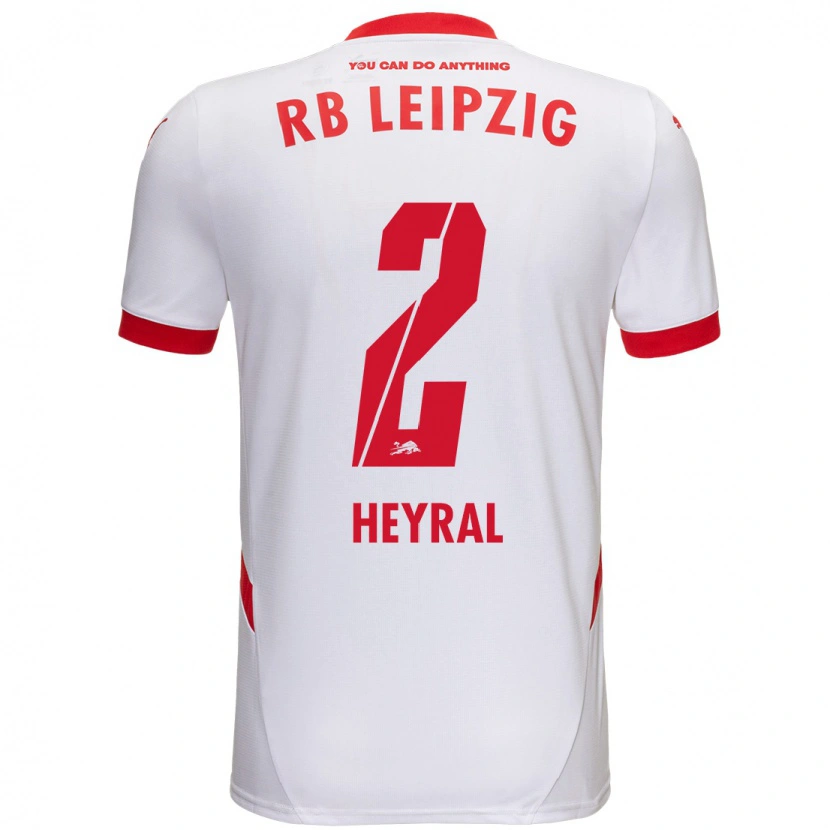 Danxen Niño Camiseta Neo Heyral #2 Blanco Rojo 1ª Equipación 2024/25 La Camisa México