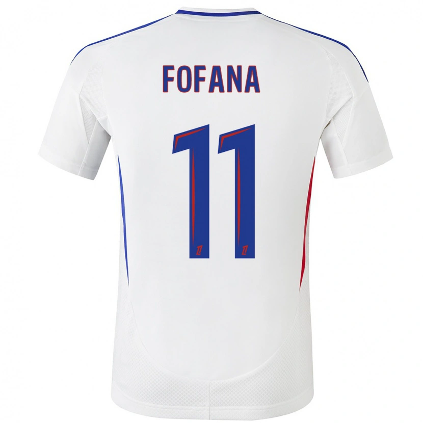 Danxen Niño Camiseta Malick Fofana #11 Blanco Azul 1ª Equipación 2024/25 La Camisa México