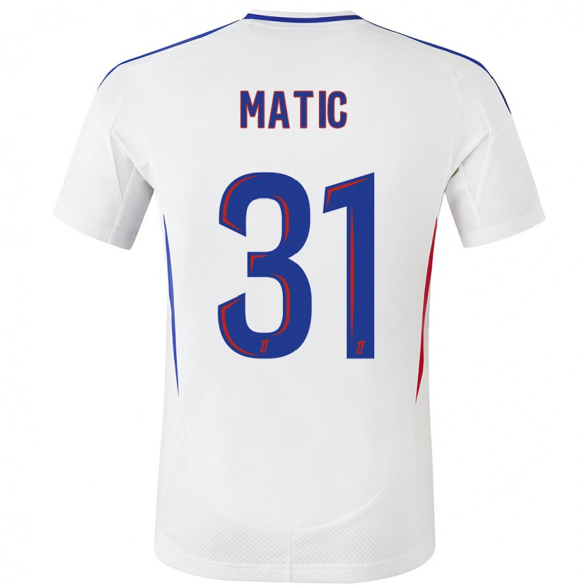 Danxen Niño Camiseta Nemanja Matic #31 Blanco Azul 1ª Equipación 2024/25 La Camisa México