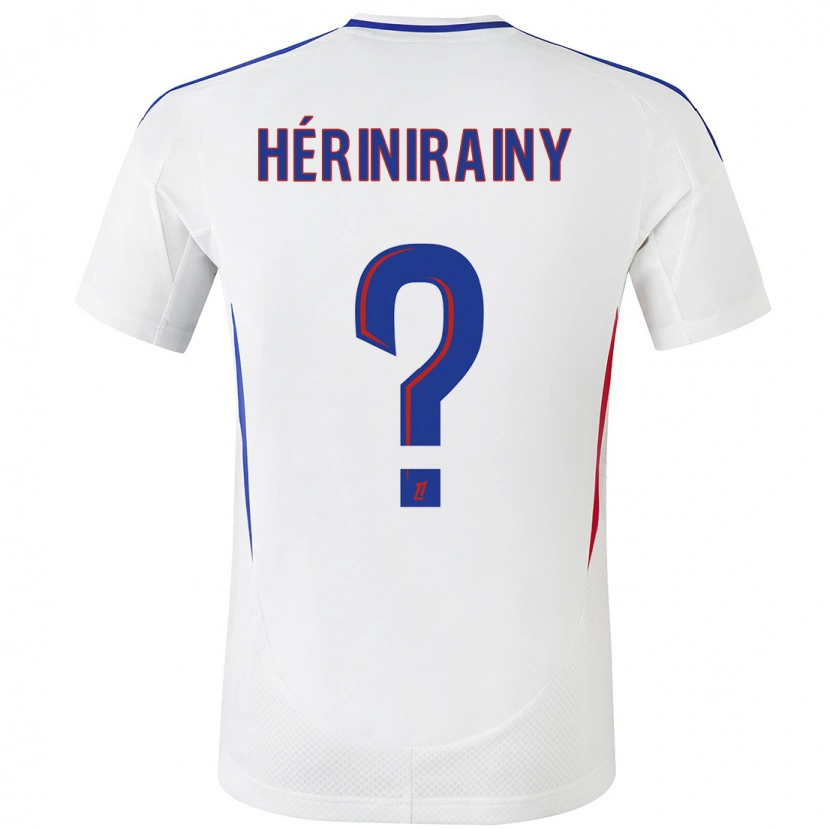 Danxen Niño Camiseta Mark Hérinirainy #0 Blanco Azul 1ª Equipación 2024/25 La Camisa México