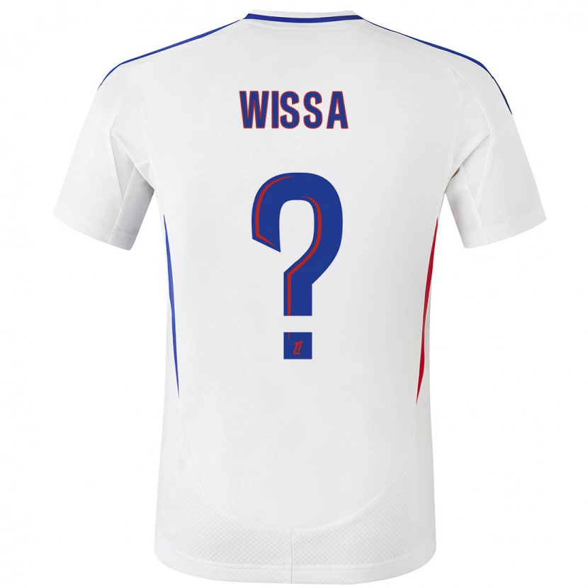 Danxen Niño Camiseta Eli Wissa #0 Blanco Azul 1ª Equipación 2024/25 La Camisa México