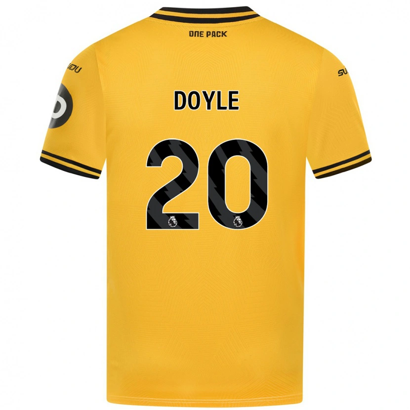 Danxen Niño Camiseta Tommy Doyle #20 Amarillo 1ª Equipación 2024/25 La Camisa México