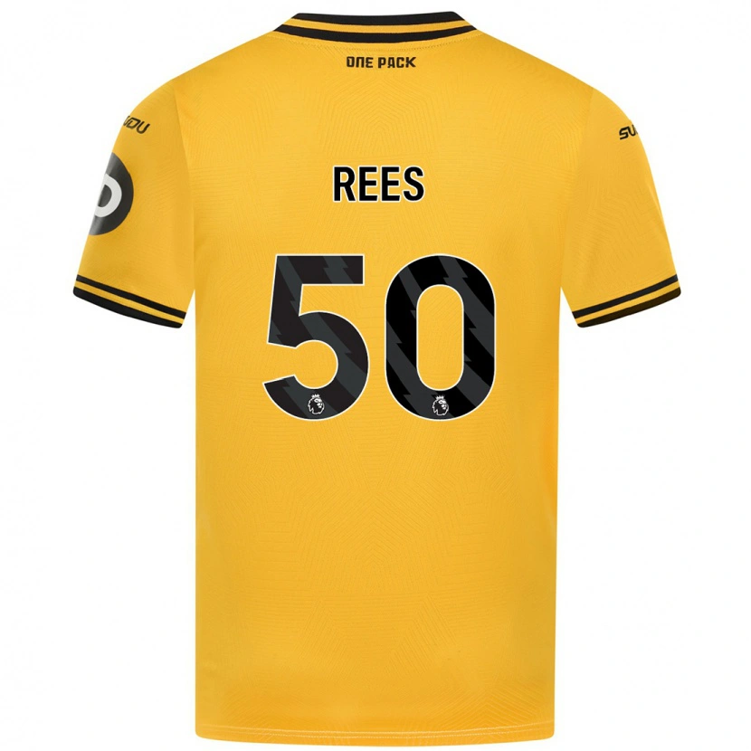 Danxen Niño Camiseta Mason Rees #50 Amarillo 1ª Equipación 2024/25 La Camisa México