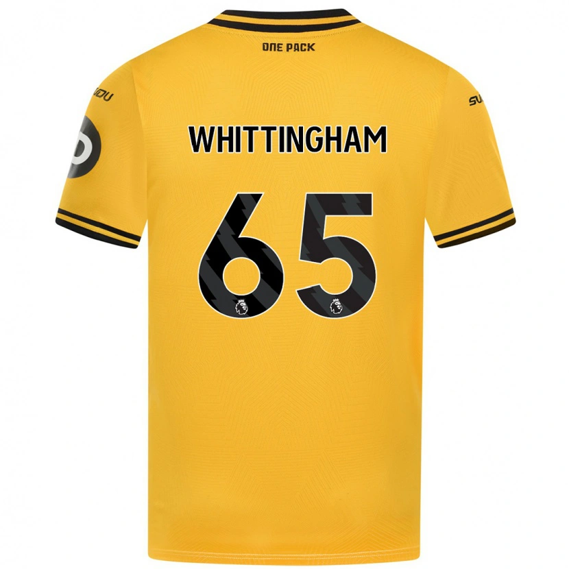Danxen Niño Camiseta Matthew Whittingham #65 Amarillo 1ª Equipación 2024/25 La Camisa México